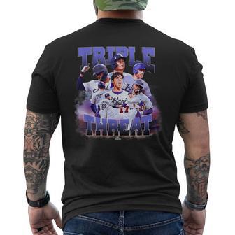 Betts Freeman & Ohtani Los Angeles Baseball Mlbtrio4001 Men's T-shirt Back Print - Thegiftio UK
