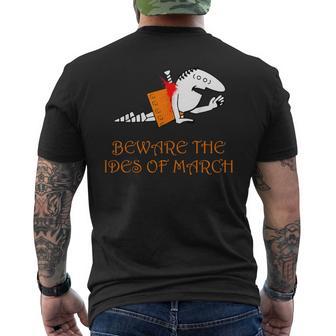 Beware The Ides Of March Men's T-shirt Back Print - Thegiftio UK