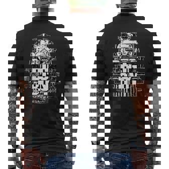 Big Boy 4014 Historic Steam Locomotive Retro Railroad Men's T-shirt Back Print | Seseable CA