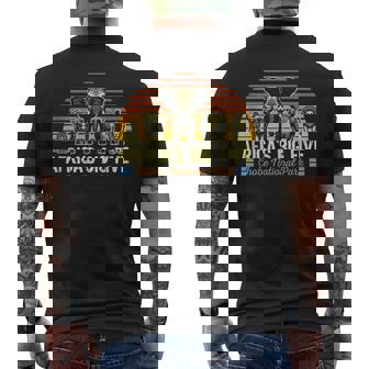 Big Five African Animals Elephant Rhino Buffalo Lion Leopard Tank Top Men's Back Print T-Shirt | Mazezy