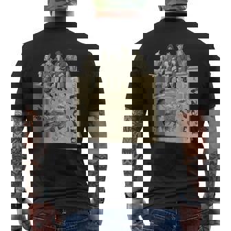 Big Oz Book オズの魔法使い ドロシー・トト ブリキの人 ライオン かかし メンズTシャツ バックプリント - Kawaiitshirt