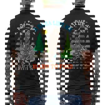 Bigfoot Baba Like Me Grandpa Sasquatch Forest Beast Men's Back Print T-Shirt | Mazezy