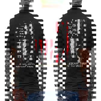 Bigfoot Patriotic 250 Years Of Freedom American Usa Flag Men's T-shirt Back Print | Seseable UK