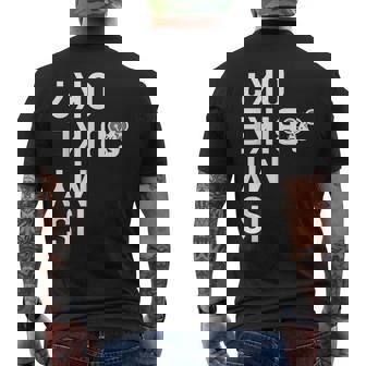 Is My Bike OK Upside Down Dirt Bike Motorcycle Men's Back Print T-Shirt - Monsterry