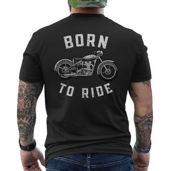 Biker Motorcycle Club Classic メンズTシャツ バックプリント - Kawaiitshirt