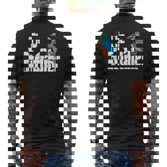 The Birdfather シャツ バードウォッチング ファニー ミーム バーダー ダディ メンズTシャツ バックプリント - Kawaiitshirt