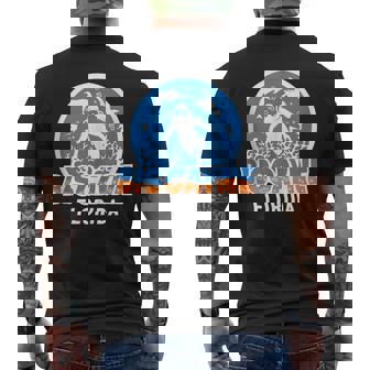 Biscayne Scuba Diving Snorkeling Marine Life Florida Travel Tank Top Men's Back Print T-Shirt | Mazezy