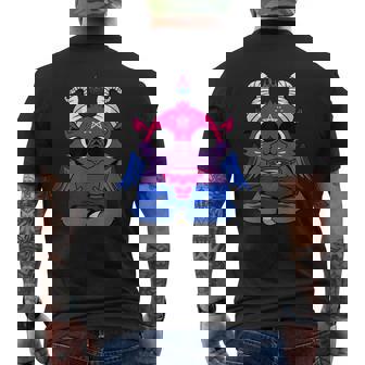 Bisexualidad Orgullo Bisexual Lgbt Baphomet Kawaii Bisexual Camiseta Hombre Estampado Espalda - Regaloses