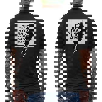 The Biwa Lake 琵琶湖 滋賀 地図【47都道府県】ジモtティ Jimo-T 地元愛 お土産 面白 メンズTシャツ バックプリント - Kawaiitshirt