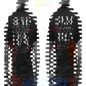 Blessed To Be Called Nona Grandma Cute Cool Men's Back Print T-Shirt | Mazezy