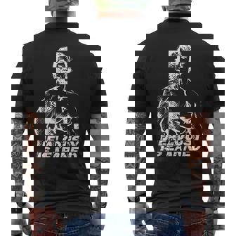 Bodybuilding Gym Inspiration Arnold Old School Golden Era Men's T-shirt Back Print | Mazezy