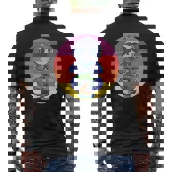 Bonsai Tree Plant Bonsai Tree Yoga Sloth Vintage Bonsai Tank Top Men's Back Print T-Shirt | Mazezy