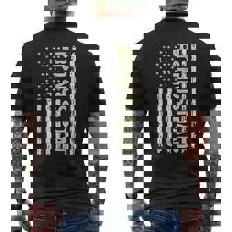 Bonus Dad Step-Dad Stepdad Father's Day Men's Back Print T-Shirt | Mazezy