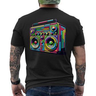 Boombox Oldchool 80S Music Hip Hop T-shirt imprimé au dos - Cadeauxyz