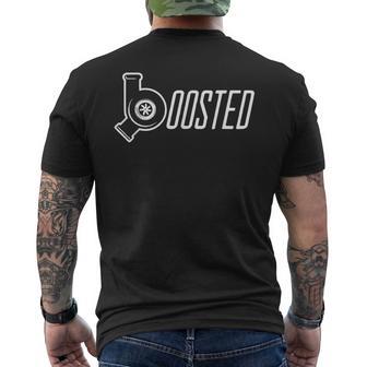 Boosted スーパーチャージャー&ターボチャージャーギアヘッド メンズTシャツ バックプリント - Kawaiitshirt
