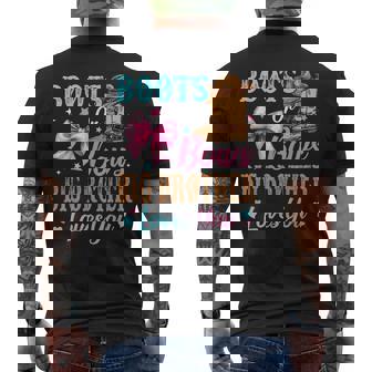 Boots Or Bows Big Brother Loves You Gender Reveal Family Men's T-shirt Back Print - Monsterry