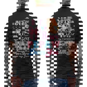 Boots Or Bows Pepaw Loves You Gender Reveal Family Men's Back Print T-Shirt | Mazezy