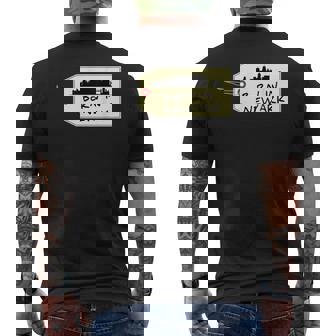 Born In Newark NJ Brick City City Essex County New Jersey Men's Back Print T-Shirt | Mazezy