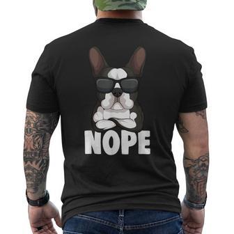 Boston Terrier Hunde Frauchen T-Shirt mit Rückendruck - Geschenkecke