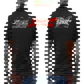 Bourbon Kentucky Whiskey Allocated Bourbon Trail Hunter Men's Back Print T-Shirt | Mazezy