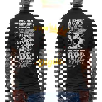 This Boy Now 10 Double Digits Soccer 10 Years Old Birthday Men's T-shirt Back Print | Mazezy