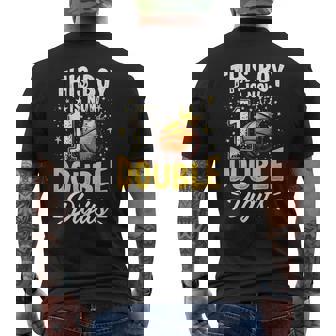 This Boy Double Digits Ten Basketball 10 Year Old Birthday Men's Back Print T-Shirt | Mazezy