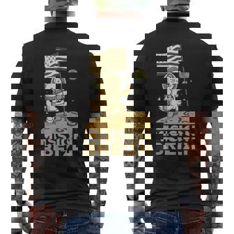 Bretagne Hermine Astronauteur La Lune Et Drapeau Breton T-shirt imprimé au dos - Cadeauxyz