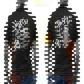 Brewtiful Day For An Ipa Ipa Beer Drinking Men's T-shirt Back Print | Mazezy