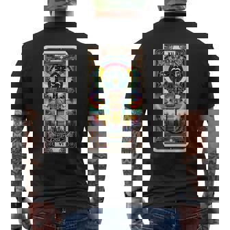 Britain Monuments And London Men's Back Print T-Shirt | Mazezy