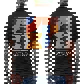 Broken Beat Urban Music Retro Trip Hop EDM Party Men's Back Print T-Shirt | Mazezy