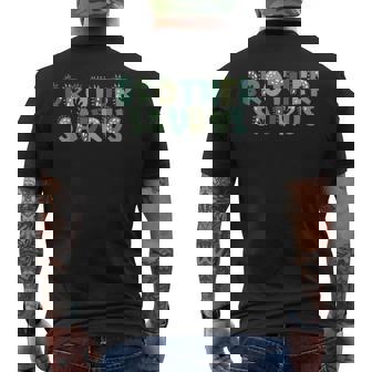 Brother Saurus Bro Dinosaur Birthday Boy 1St Family Matching Men's T-shirt Back Print - Monsterry