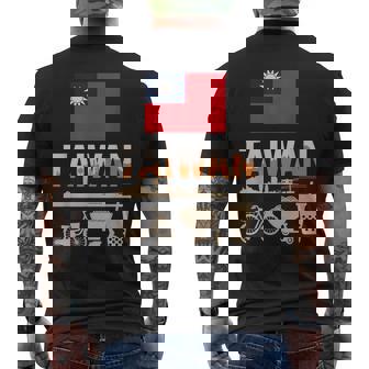 Bubble Tea Fan Taiwan Boba Drink Traveler Men's Back Print T-Shirt | Mazezy