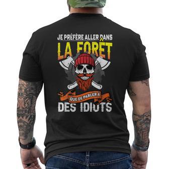 Bûcheron Drôle Phrase Tronçonneuse Forestier Forêt T-shirt imprimé au dos - Cadeauxyz