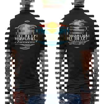 Bull Shoals Lake Arkansas Outdoors Vintage Men's Back Print T-Shirt | Mazezy