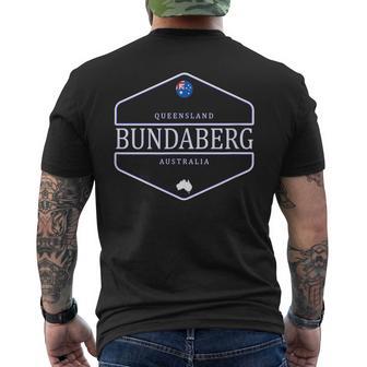 Bundaberg Australia バンダバーグ クイーンズランド オーストラリア メンズTシャツ バックプリント - Kawaiitshirt