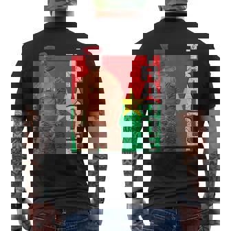 Burkina Faso President Captain Ibrahim Traoré Tank Top Men's Back Print T-Shirt | Mazezy