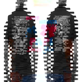 Burnouts Or Bows Papi Loves You Gender Reveal Party Men's Back Print T-Shirt | Mazezy