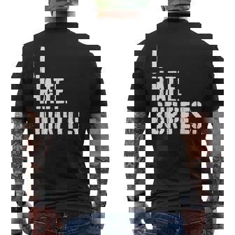 Burpees Entrenamiento Odio Burpees Camiseta Hombre Estampado Espalda - Regaloses