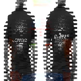 Calabrese Italian Family Name Italian Roots Tank Top Men's Back Print T-Shirt | Mazezy