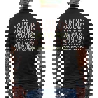 Calculus Puts Me In a Calculated Mood Funny Math Quote Men's Back Print T-Shirt | Mazezy