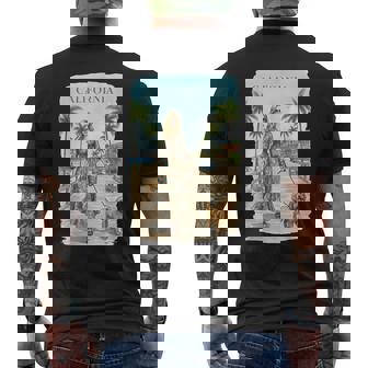 California Fashion And Travel Men's Back Print T-Shirt | Mazezy