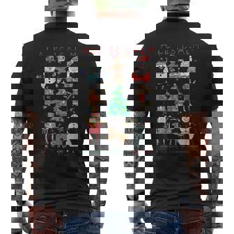 All Is Calm Just Kidding This Is Pre-K Preschool Teacher Men's Back Print T-Shirt | Mazezy