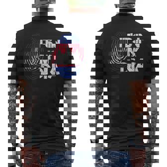 Cambodia Flag Day Cambodian Khmer It Is In My DNA Men's Back Print T-Shirt | Mazezy