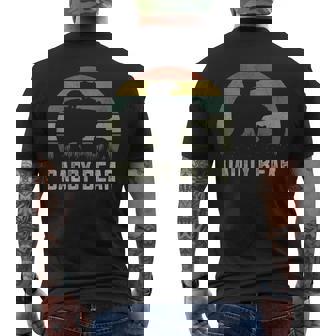 Camisas Divertidas Del Día Del Padre Padre Dos Cachorros Niños Papá Oso Camiseta Hombre Estampado Espalda - Regaloses