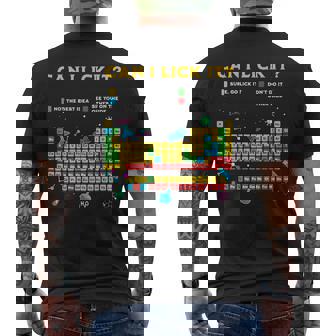 Can I Lick It 周期表 面白い 科学 先生 学生 メンズTシャツ バックプリント - Kawaiitshirt