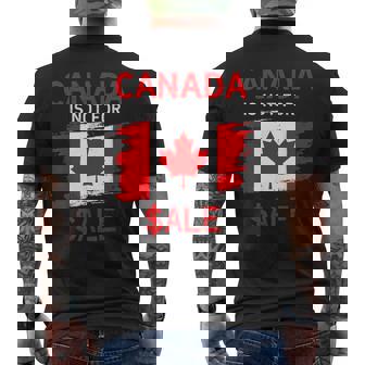 Canada Is Not Forale メンズTシャツ バックプリント - Kawaiitshirt