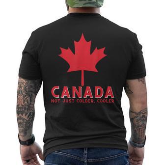 Canadá No Esolo Un Enfriador Más Frío Canadian Maple Leaf Canada Camiseta Hombre Estampado Espalda - Regaloses