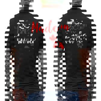 Canada Proud Canadian Men's Back Print T-Shirt | Mazezy