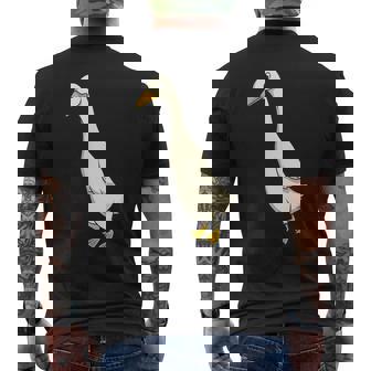 Canard Coureur Indien Kawaii T-shirt imprimé au dos - Cadeauxyz