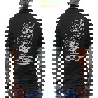 Canard En Bois Punk Rock Rocker Heavy Metal T-shirt imprimé au dos - Cadeauxyz